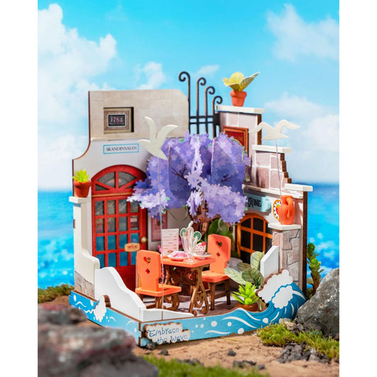 Sea Holiday Restaurant - Miniature Dollhouse Kit Series