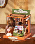 The Muse Bookshop - Miniature Dollhouse Kit Series