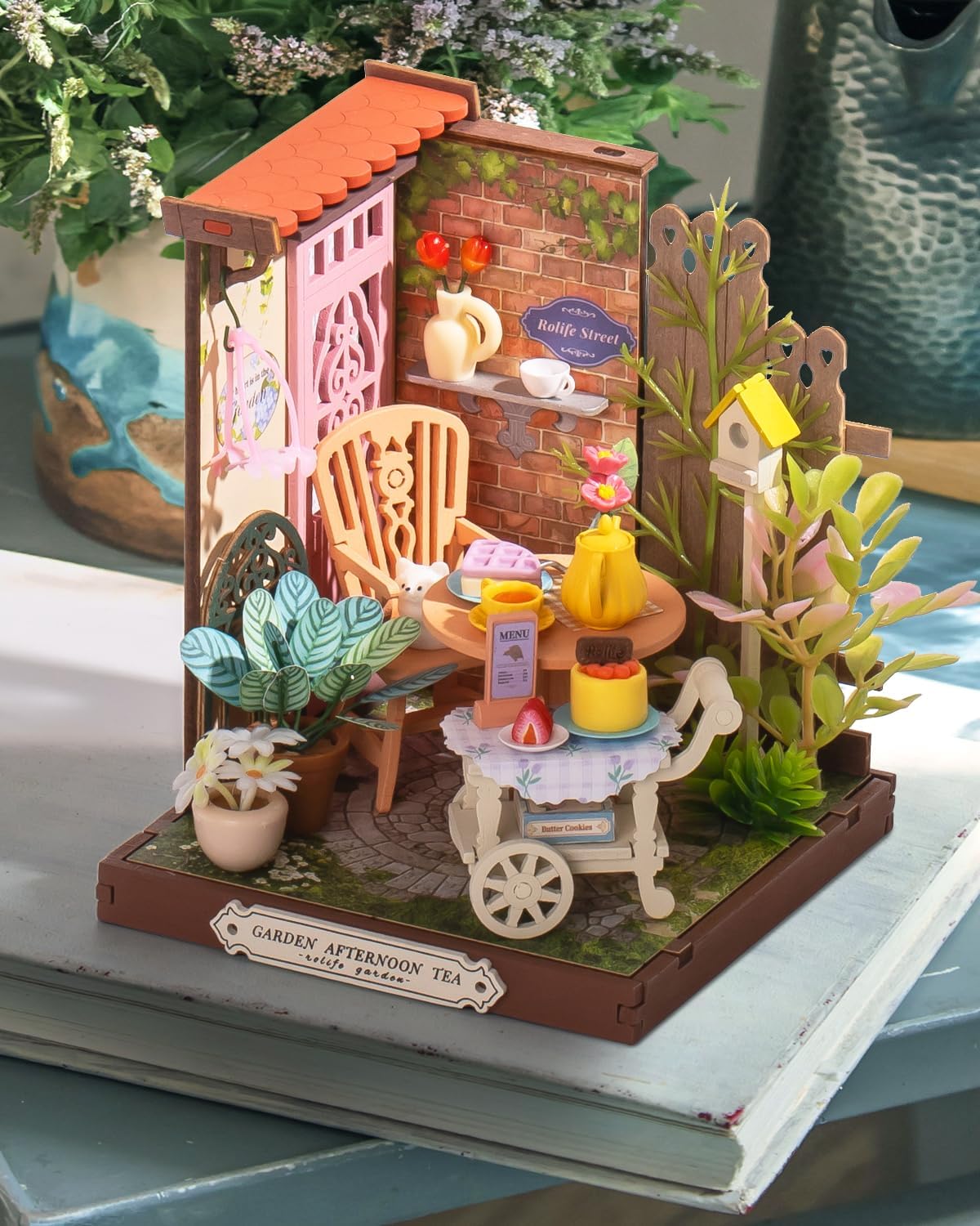 Fancy Tea Yard - Miniature Dollhouse Kit Series