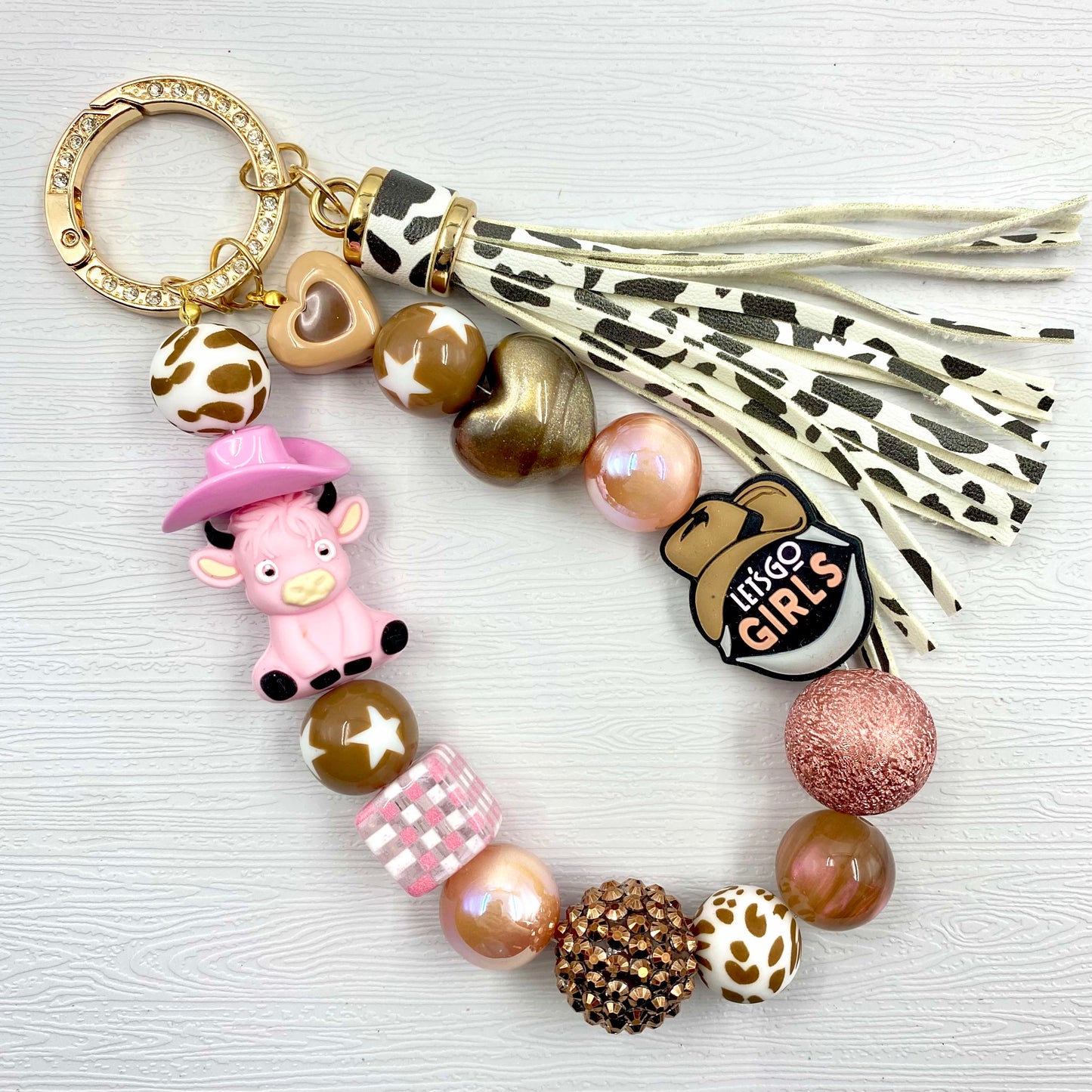 Pink Rodeo - Beads Mix for keychain(Miki)-BD