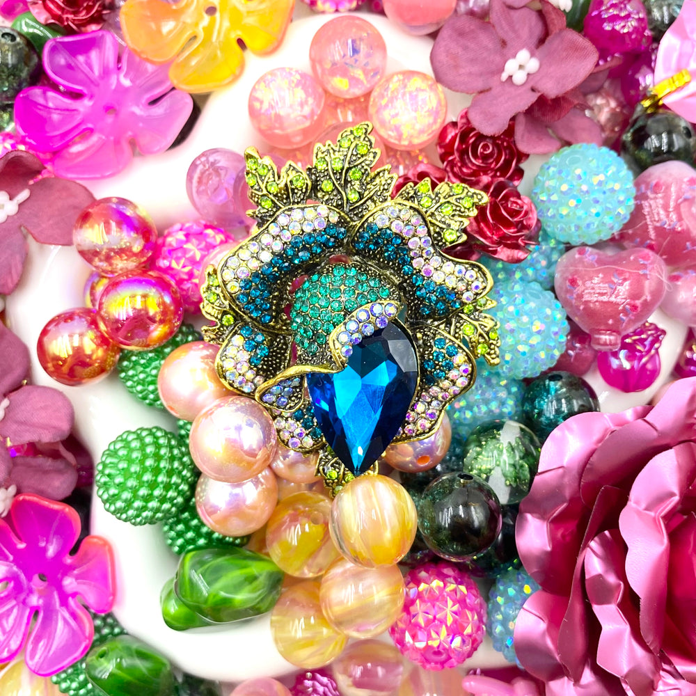 【Buy One Get One Equal Volume For Free】Rose Beads Mix For Keychains(Miki)-BD
