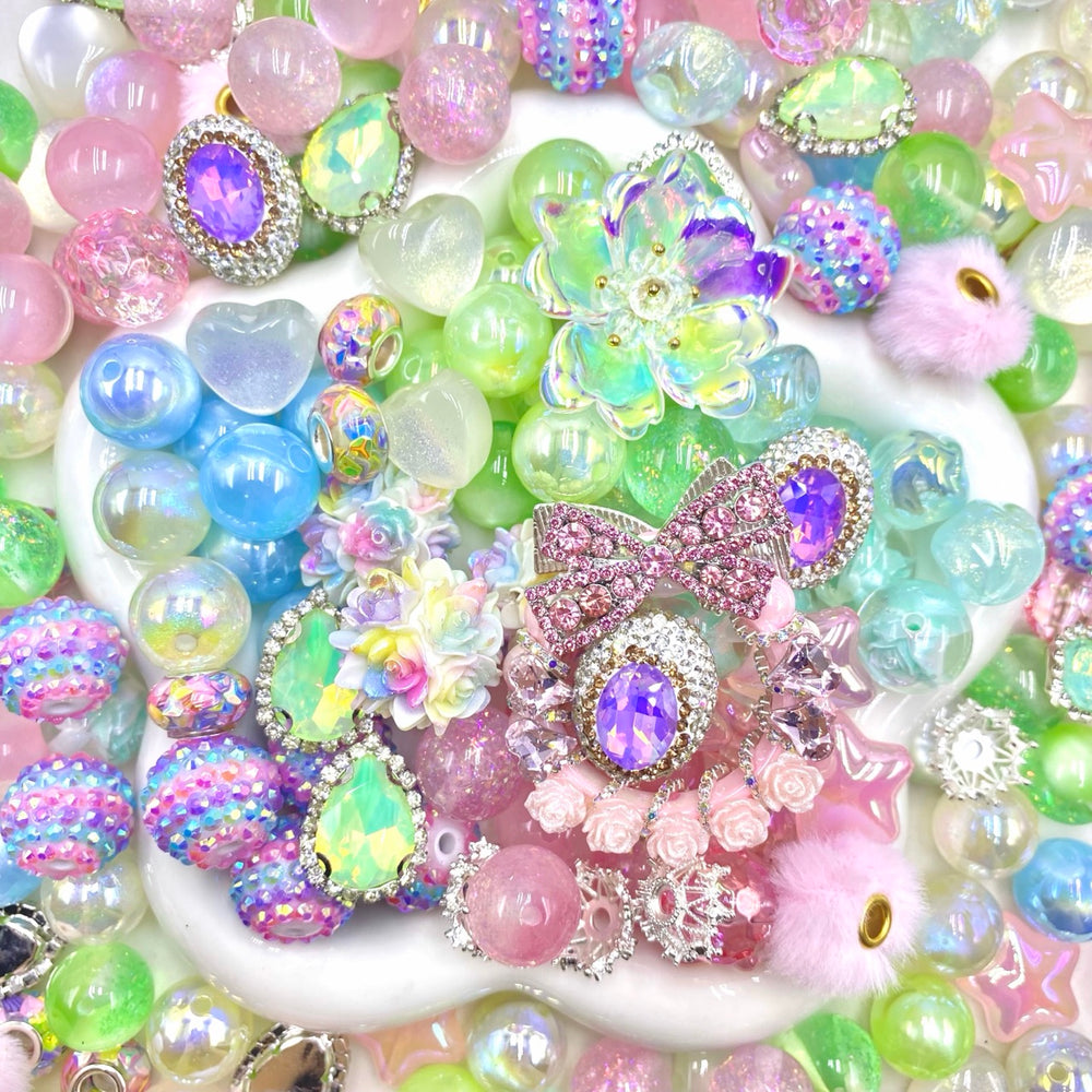 【Buy One Get One Equal Volume For Free】- DK02A - Beads Mix For Keychains(Miki)-BD 1