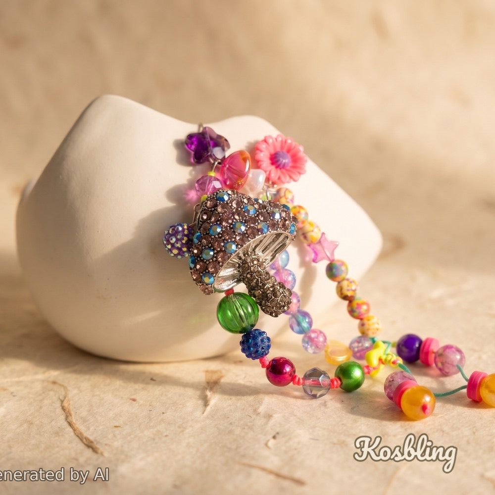 【Buy One Get One Equal Volume For Free】Mushroom Beads Mix for Bracelet-BD