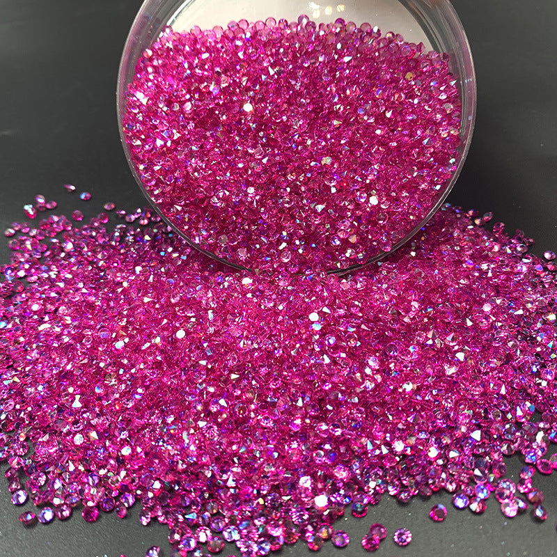 3mm(0.12 in) AB Diamond Pointyback Transparent Resin Rhinestone (No Luminous) - 19 Colors