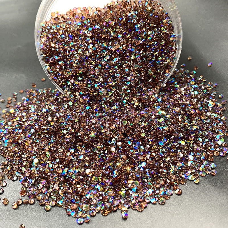 3mm(0.12 in) AB Diamond Pointyback Transparent Resin Rhinestone (No Luminous) - 19 Colors