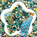 【Buy One Get One Equal Volume For Free】Peacock Beads Mix for Bracelet-BD