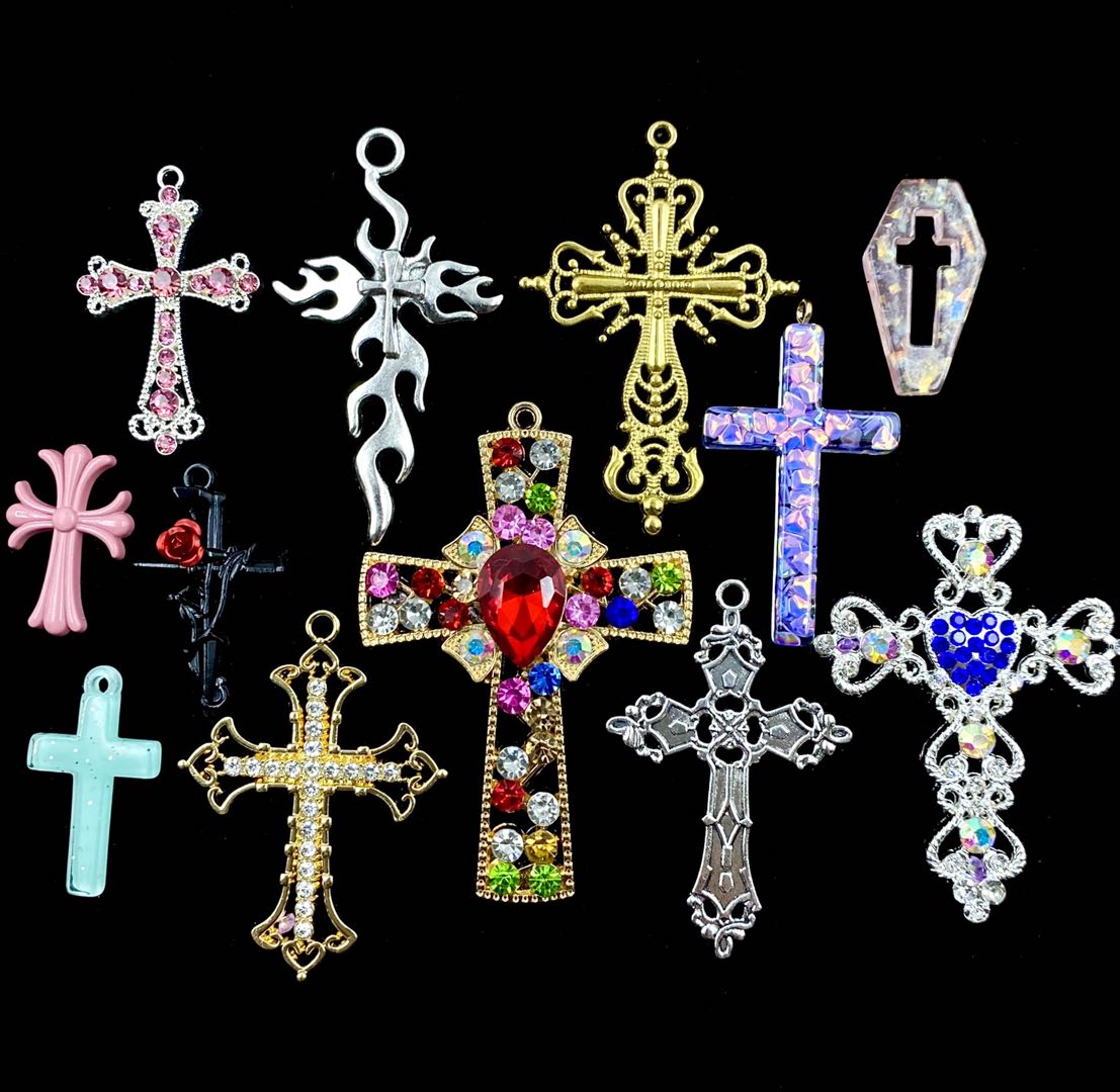 Cross Bling - Charm/Pendant Mix-supermix