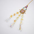 Colorful Diamond Sun and Moon Crystal suncatcher