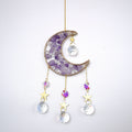 Amethyst Crystals Suncatcher