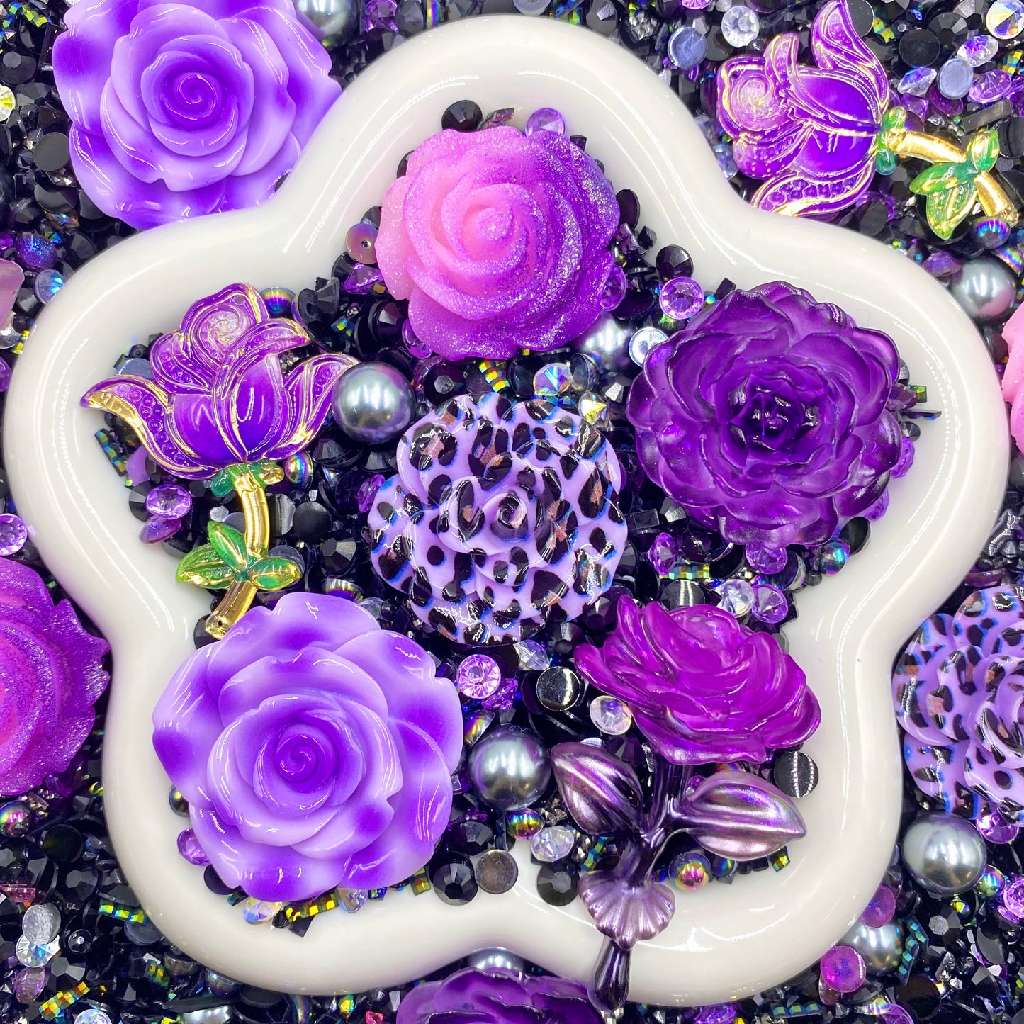 【30%OFF + Buy One Get Equal Volume for Free】Purple Leopard - Rose Mix-glow(Miki)- FC1