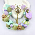 Key to My Heart  Beads Mix for hanging ornament-BD