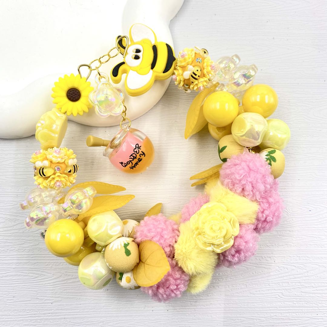 Buzzing Around Beads Mix for hanging ornament-BD