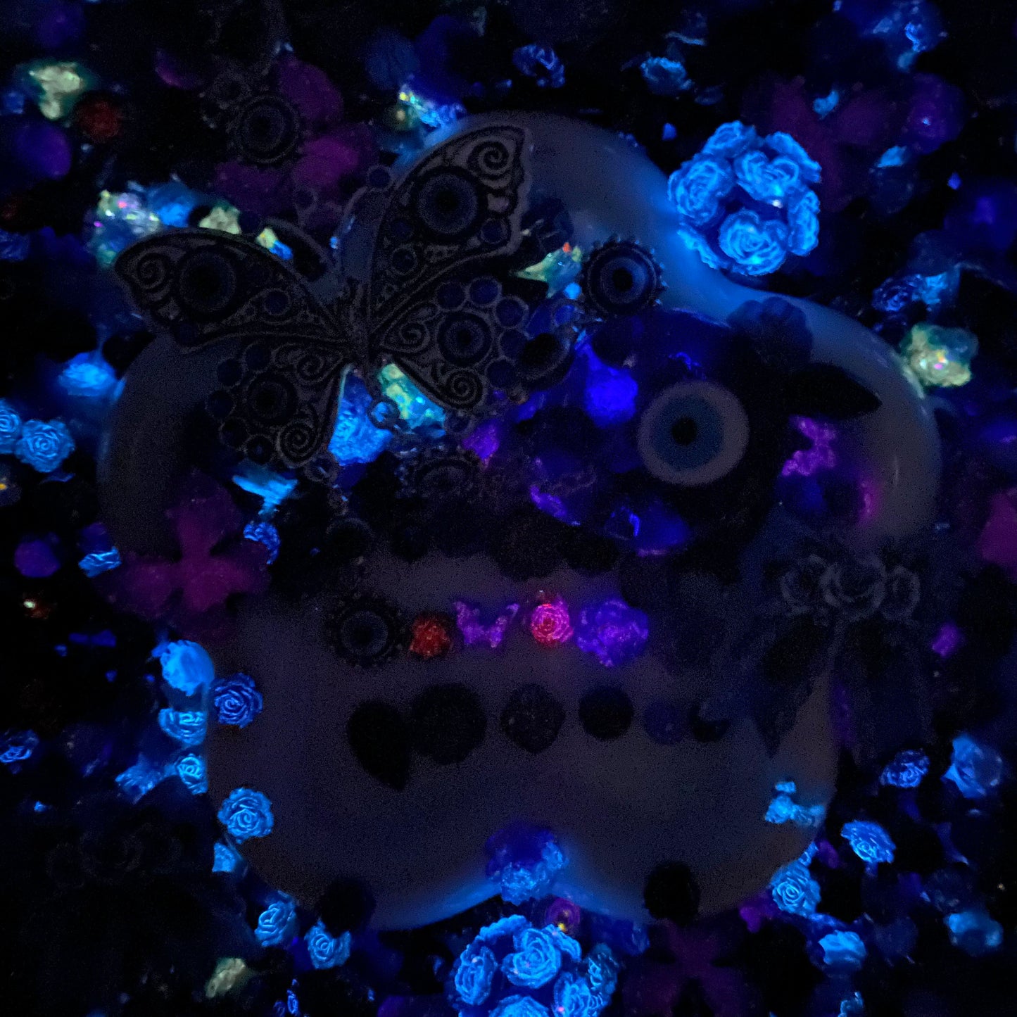 Blue Dream - Nail & Beads Mix-glow(miki)- NailC