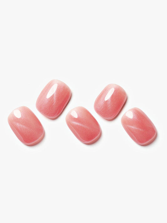 24 pieces(Kosbling Nail Cat Eye Series)Iced Watermelon Juice (Handmade) -PN