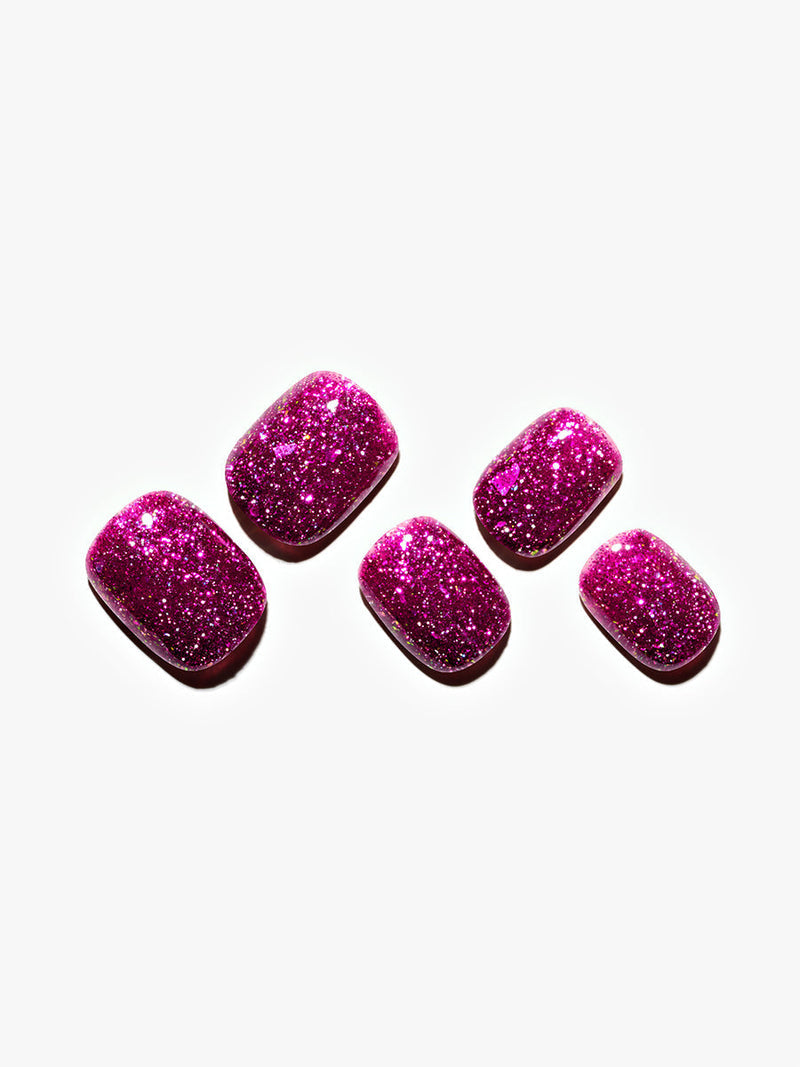 24 pieces(Kosbling Nail cat eye series)Amethyst Radiance (Handmade) -PN