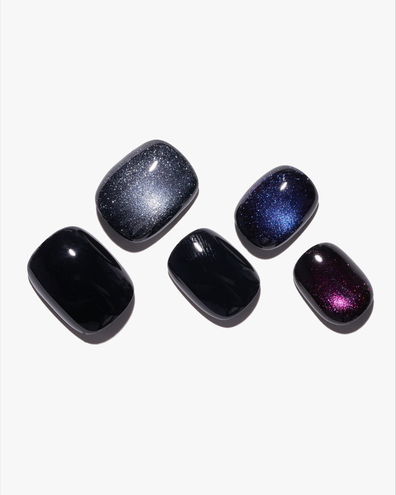 24 pieces(Kosbling Nail Cat Eye Series)Deep Universe (Handmade) -PN