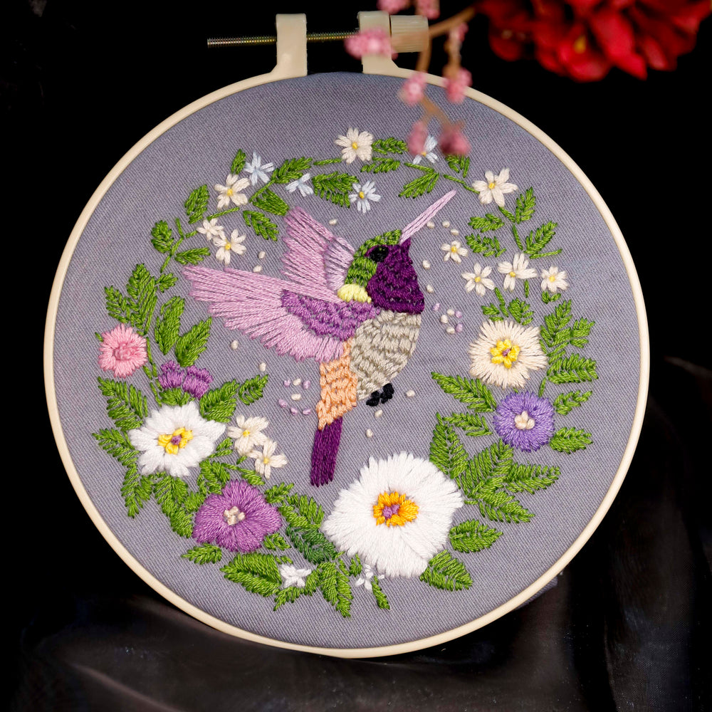 Fly From Blooms - Embroidery Kit