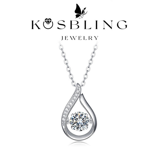 1Carat Moissanite Necklaces (#MS9918) - NK1