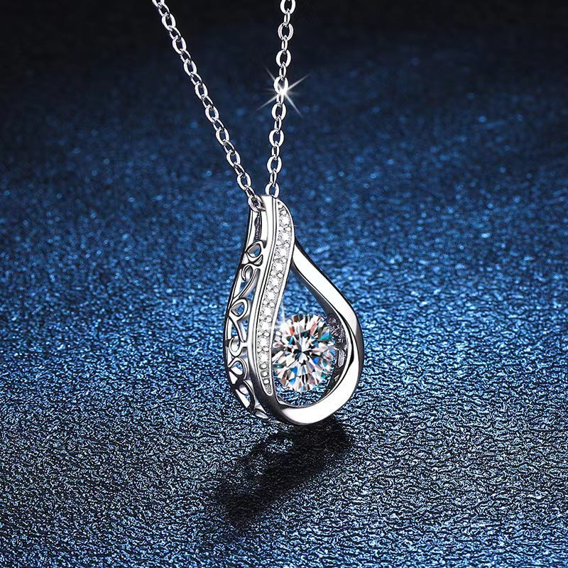 1Carat Moissanite Necklaces (#MS9918) - NK1