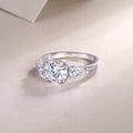 2Carat Moissanite Ring (#MS9929) - BL1