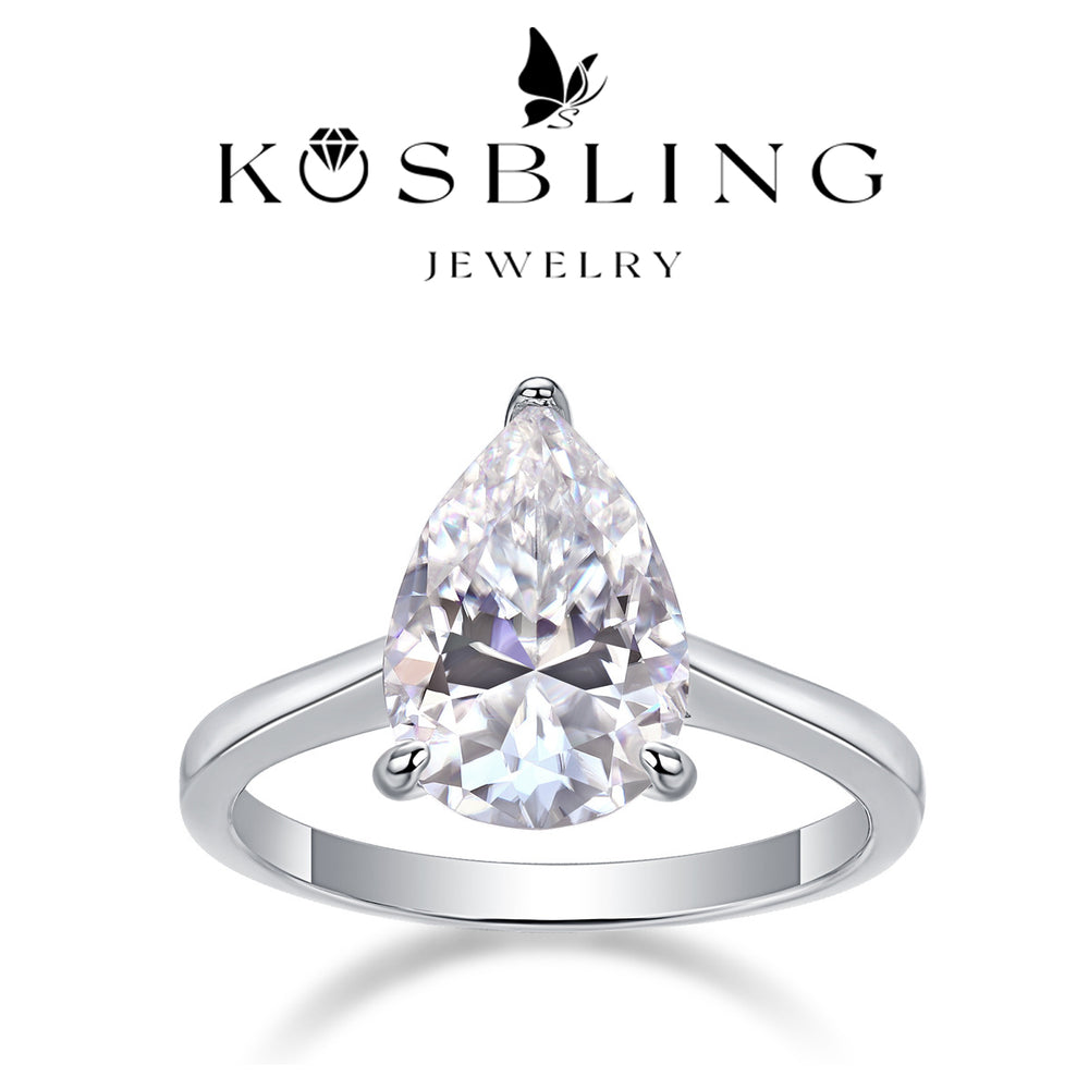 3Carat Moissanite Ring (#MS9915) - BL1