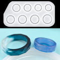 DIY Resin Ring Molds Silicone, Silicone for Epoxy Resin, Making Rings, Earrings, Pendants, Crafts Christmas Gifts