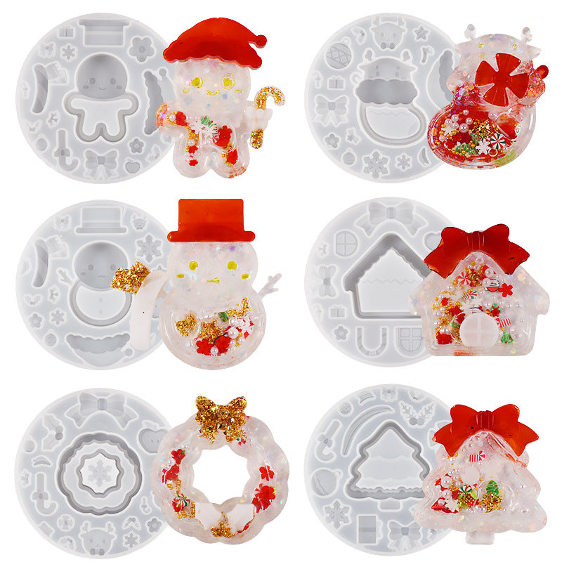 Christmas Resin Molds - DIY Epoxy Resin Molds with Earring