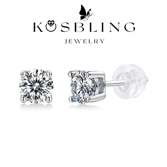 0.5Carat Moissanite Earrings (#MS9920) - AE