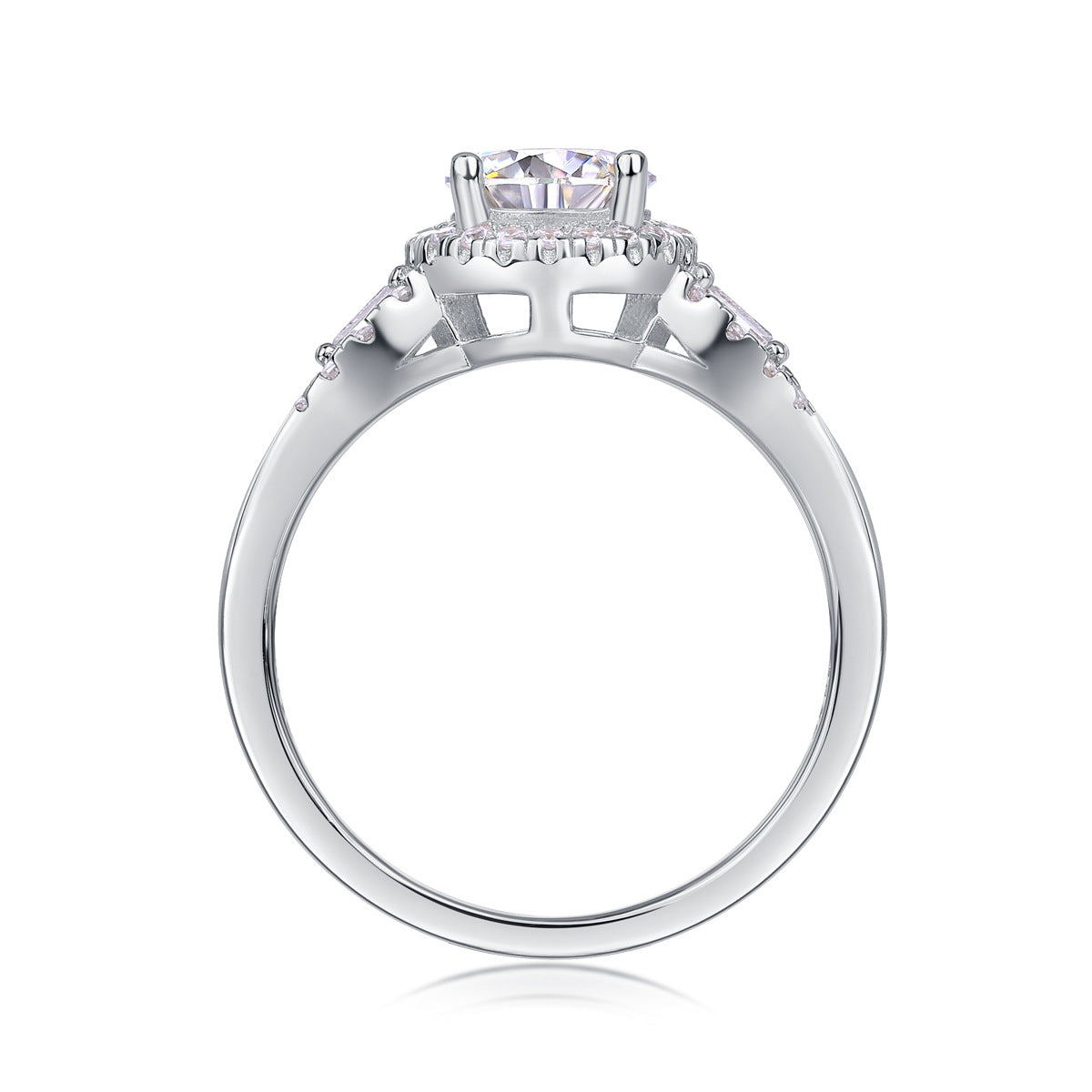 1Carat Moissanite Ring (#MS997) - BL1