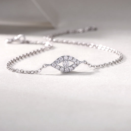 0.1Carat Multi-Moissanite Bracelet (#MS9940) - BL1