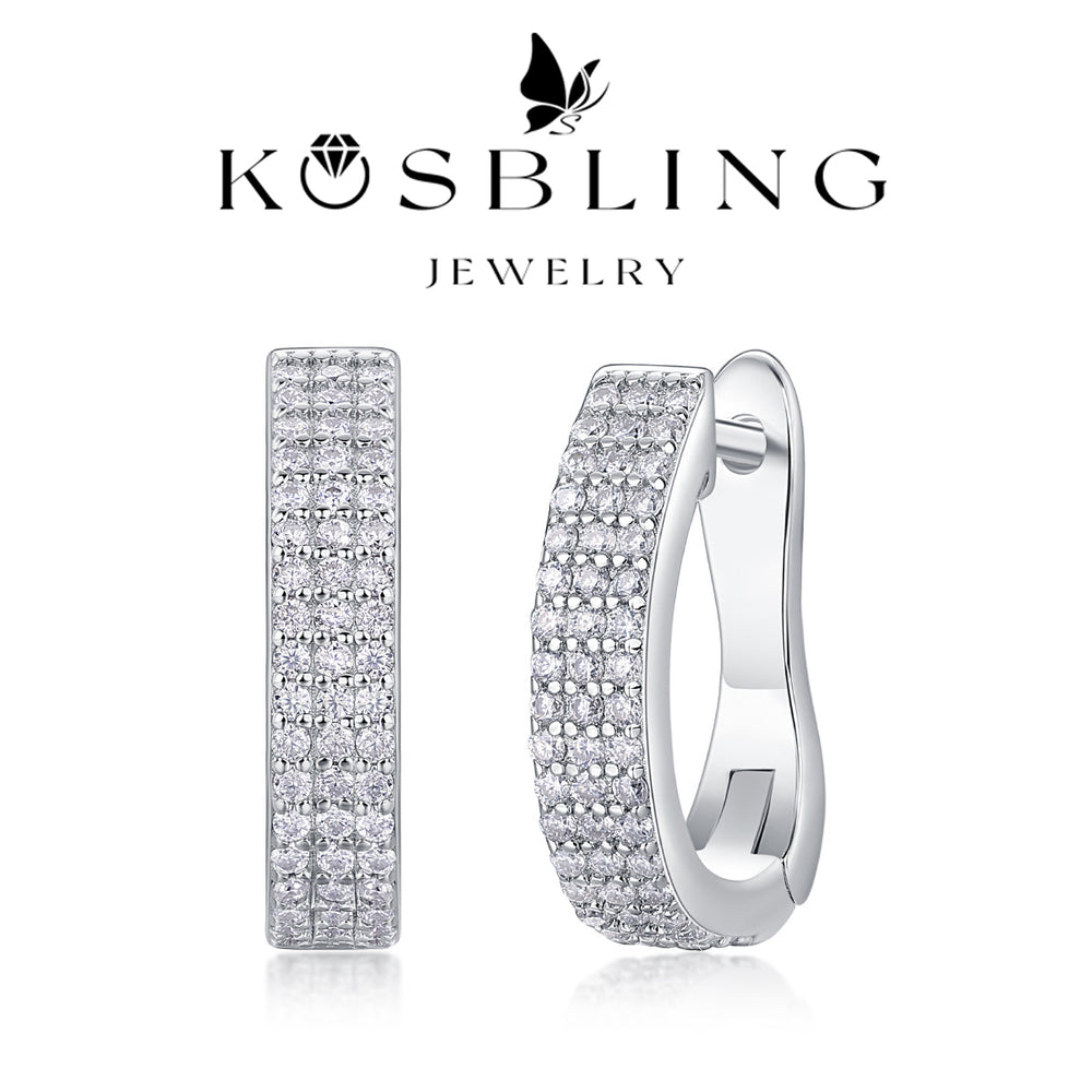 0.1Carat Multi-Moissanite Earrings (#MS9935) - AE