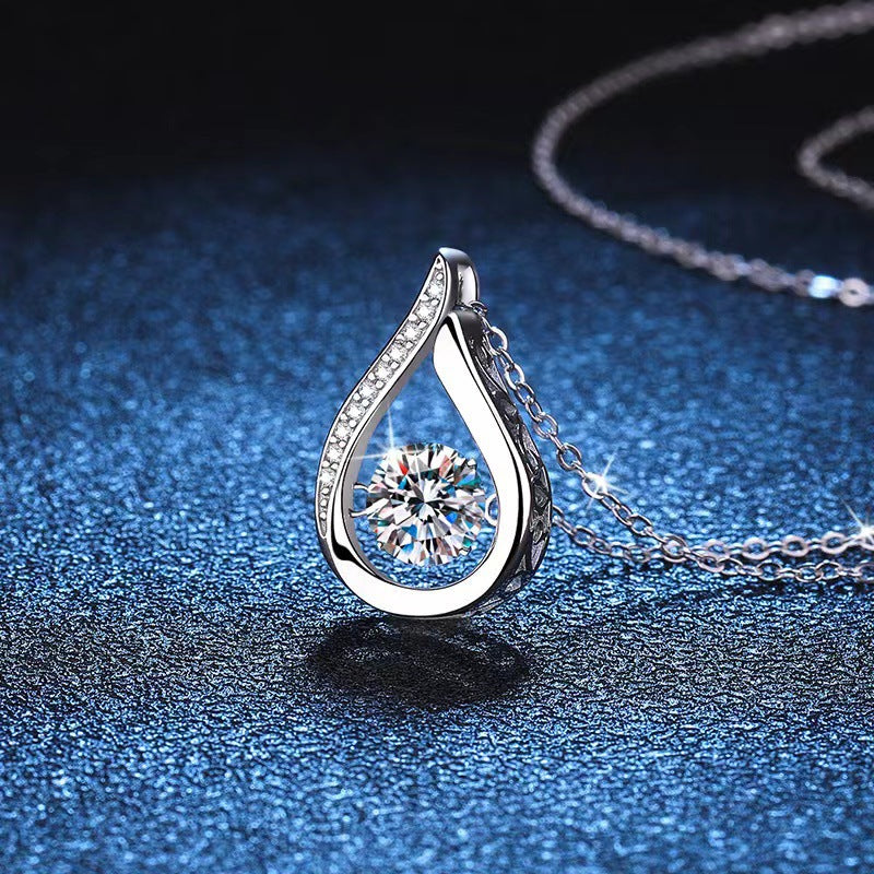 1Carat Moissanite Necklaces (#MS9918) - NK1