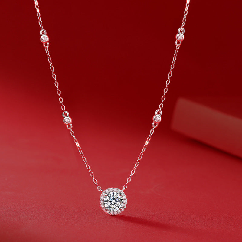 3Carat Moissanite Necklaces (#MS9928) - NK1