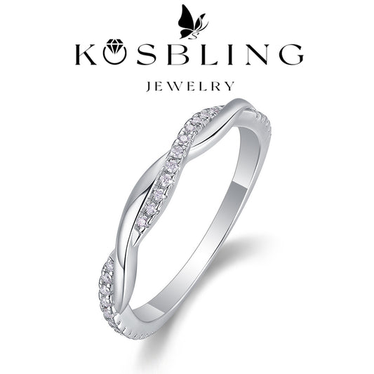 0.1Carat Multi-Moissanite Ring (#MS994) - BL1