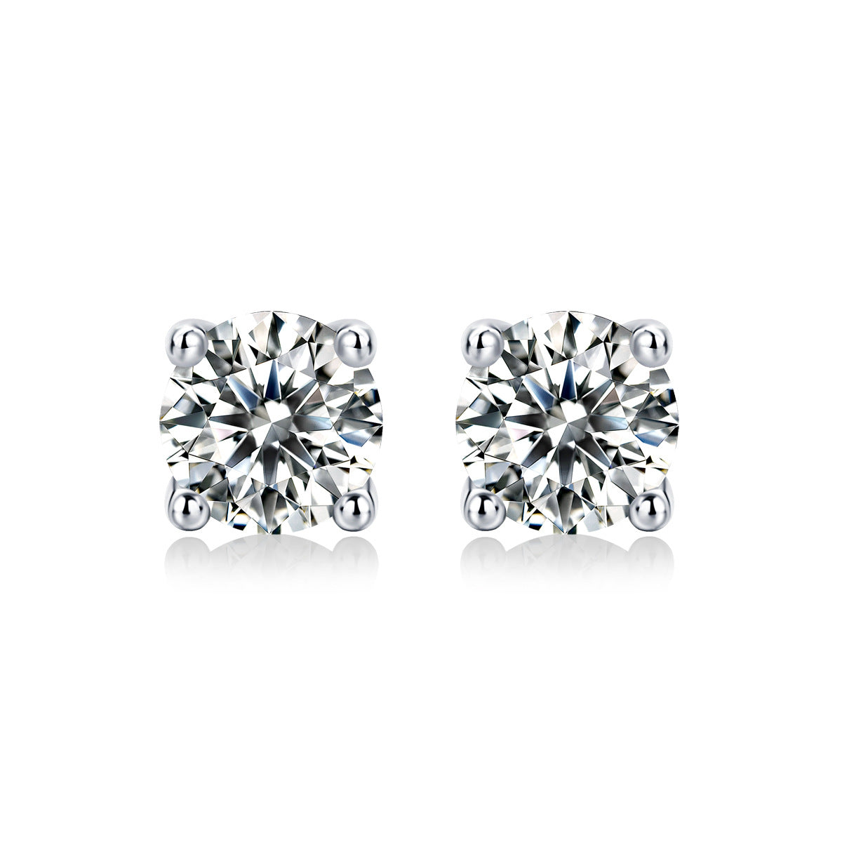 0.5Carat Moissanite Earrings (#MS9920) - AE