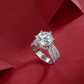 5Carat Moissanite Ring (#MS9934) - BL1