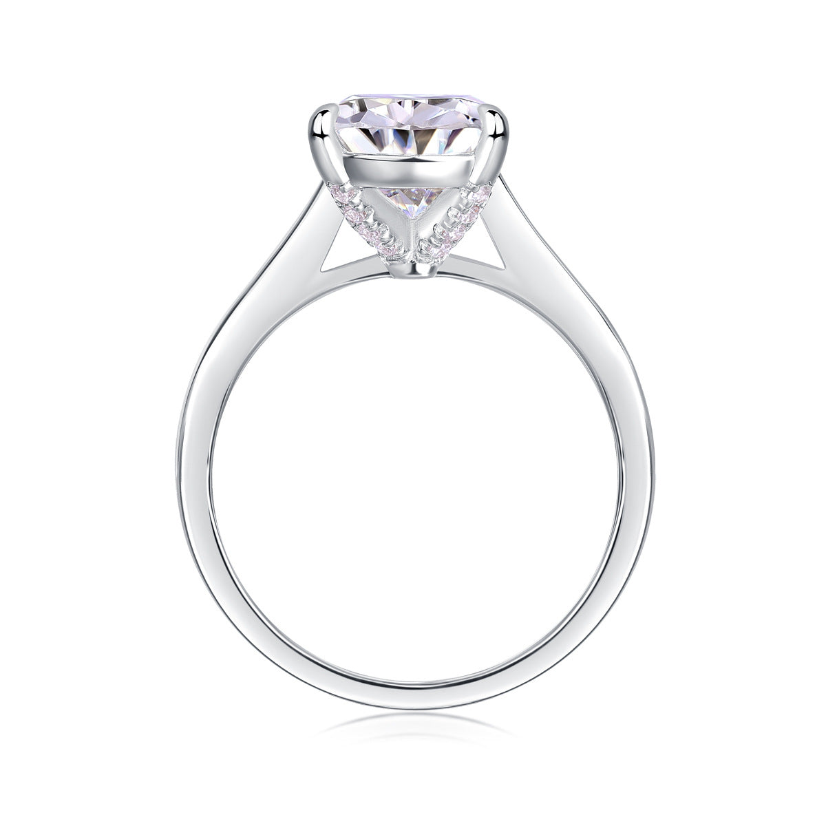 3Carat Moissanite Ring (#MS9915) - BL1