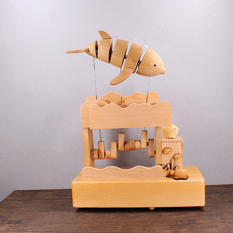 Leaping Whale - Wooden Handmade Home Decor