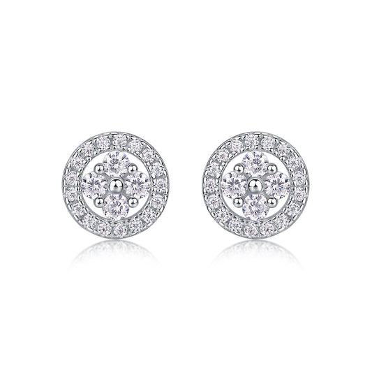 0.1Carat Multi-Moissanite Earrings (#MS9932) - AE