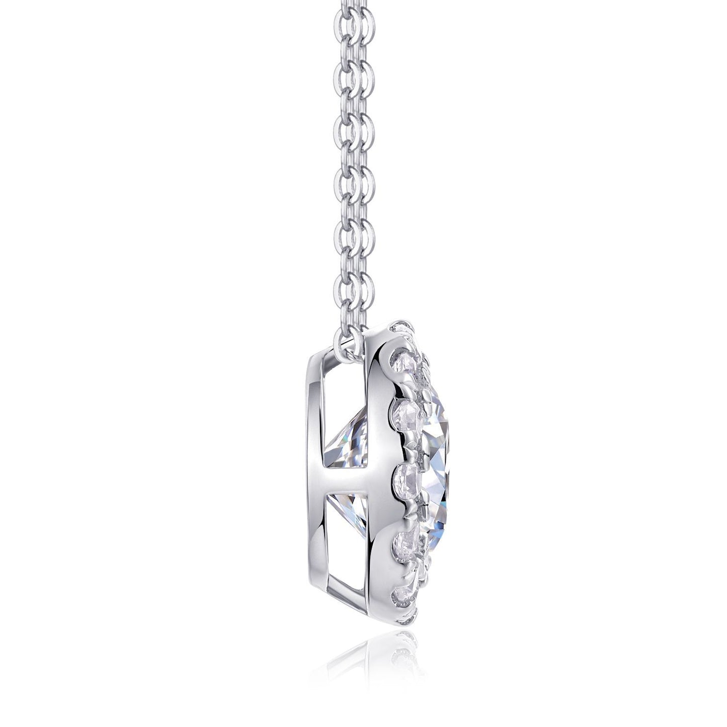 2Carat Moissanite Necklaces (#MS9945) - NK1