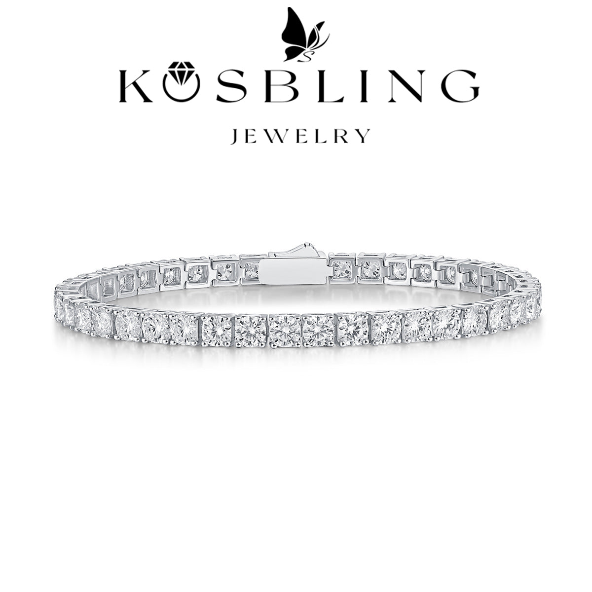 0.3Carat Multi-Moissanite Bracelet (#MS992) - BL1