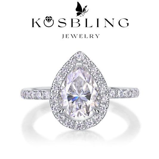 2Carat Moissanite ring (#MS9923) - BL1