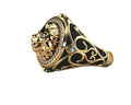 【Discount】Zircon Inlaid Lion Ring - BL1