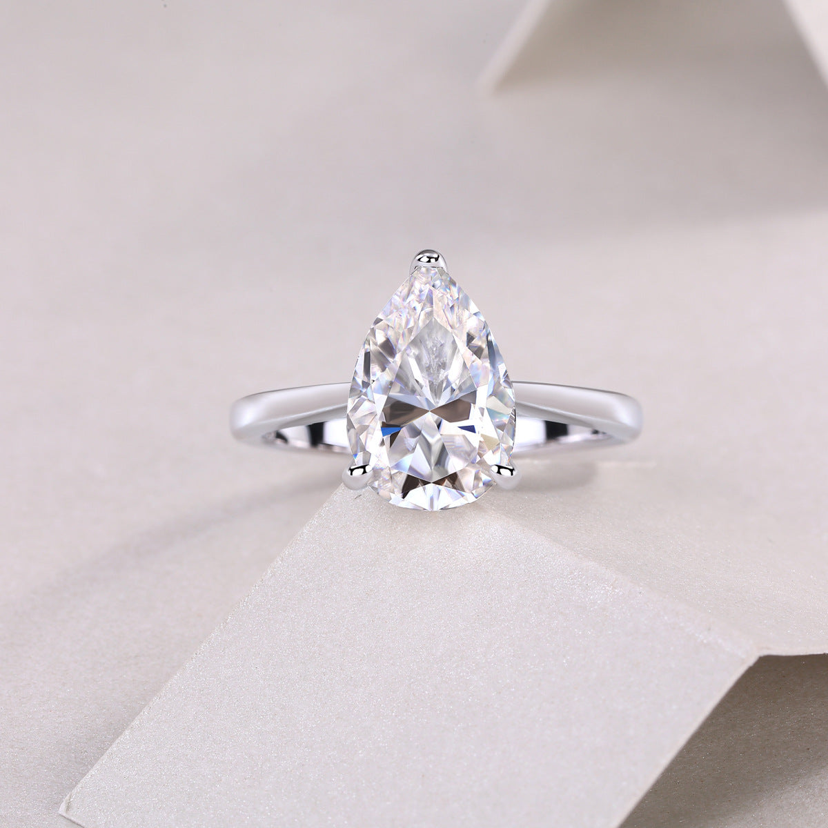 3Carat Moissanite Ring (#MS9915) - BL1