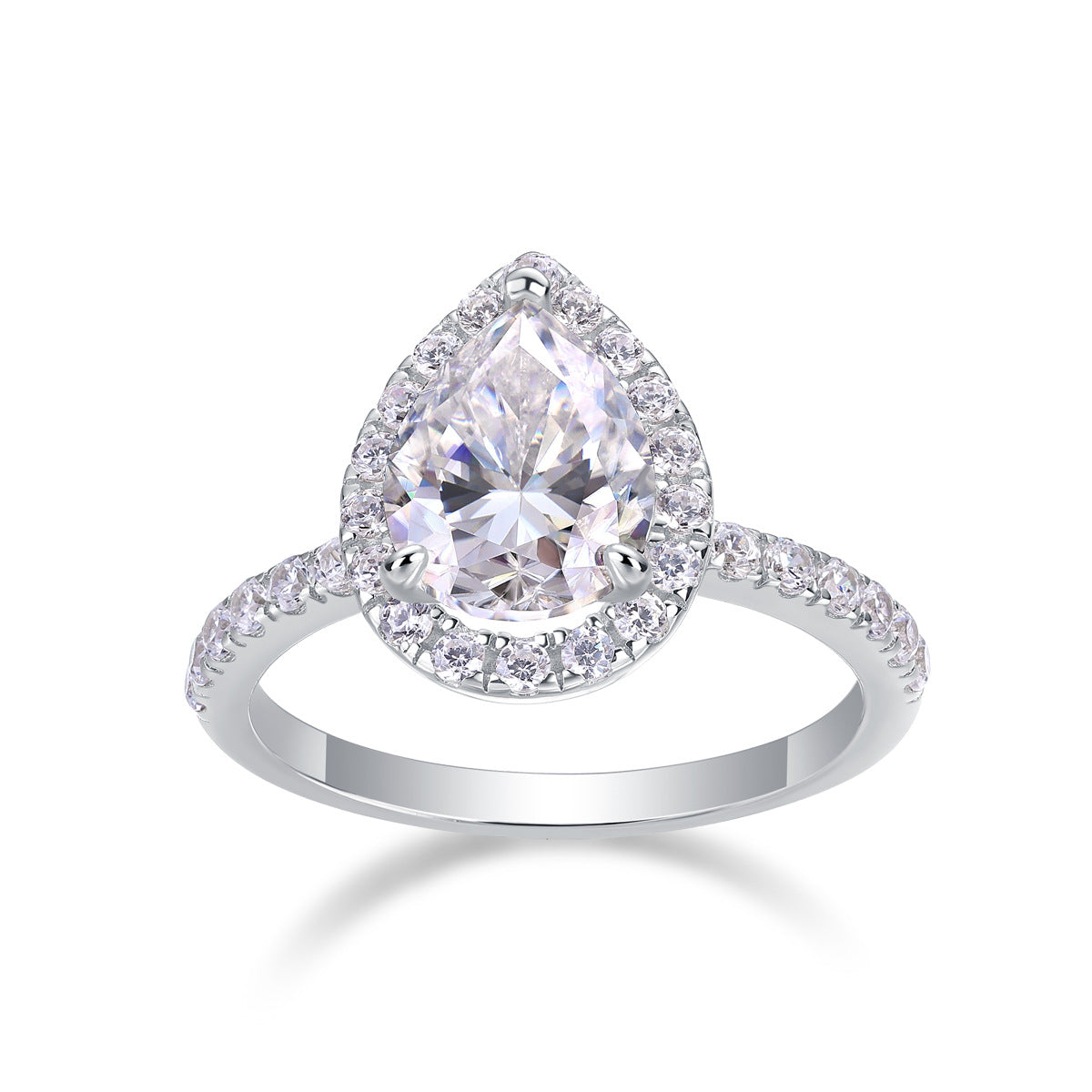 2Carat Moissanite ring (#MS9923) - BL1