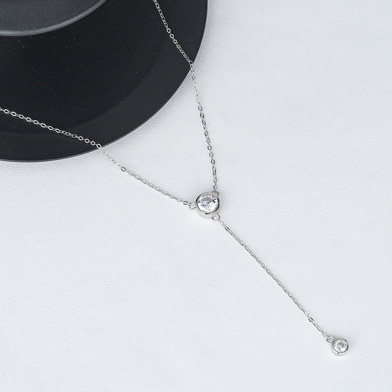 0.1Carat Multi-Moissanite Necklaces (#MS9943) - NK1