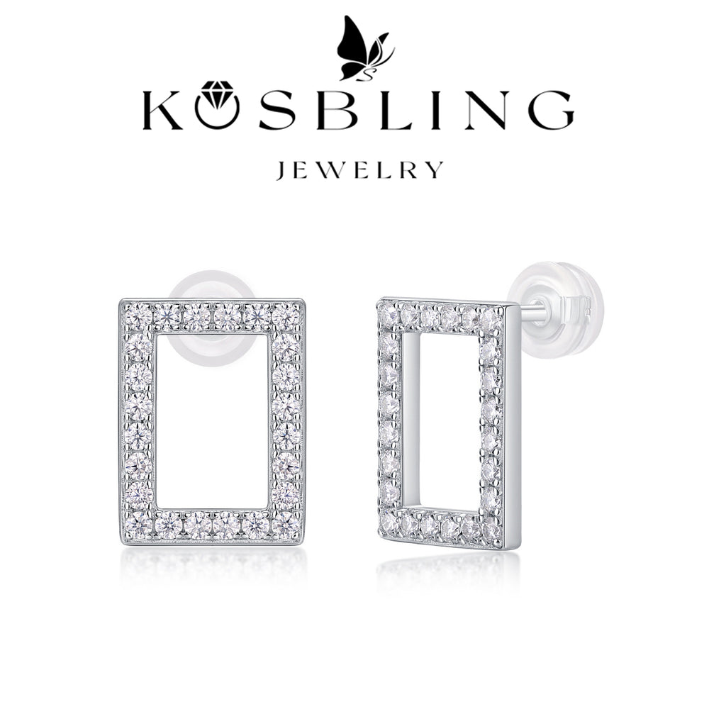 0.1Carat Multi-Moissanite Earrings (#MS999) - AE