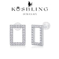 0.1Carat Multi-Moissanite Earrings (#MS999) - AE