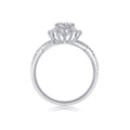 1Carat Moissanite Ring (#MS9924) - BL1