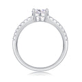 Bague moissanite 5 carats (#MS9938) - BL1